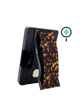 LoveHandle PRO Wallet for MagSafe - Tortoiseshell + Black Strap / NIB